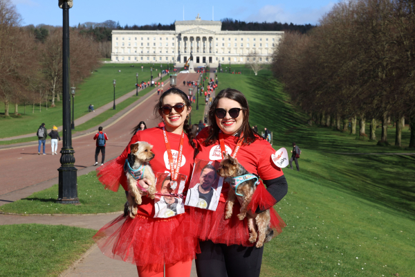 Gaby with sister Janine
