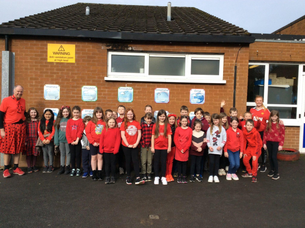 Ralph Magee and pupils