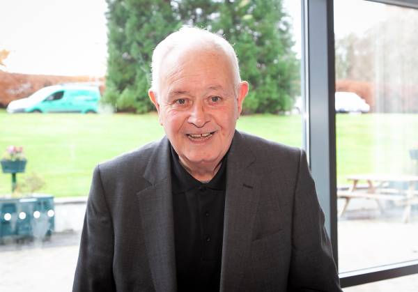 Comedy legend Gene Fitzpatrick is laughing again after a life-changing stroke